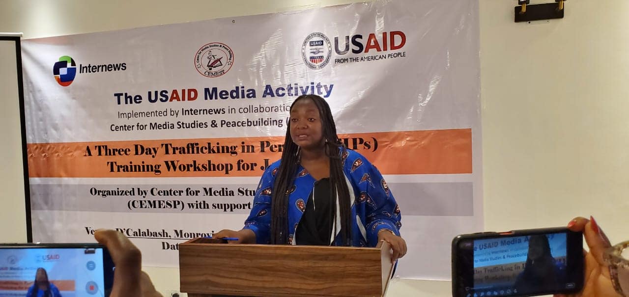 Trafficking in Persons Training for Liberian Journalists
